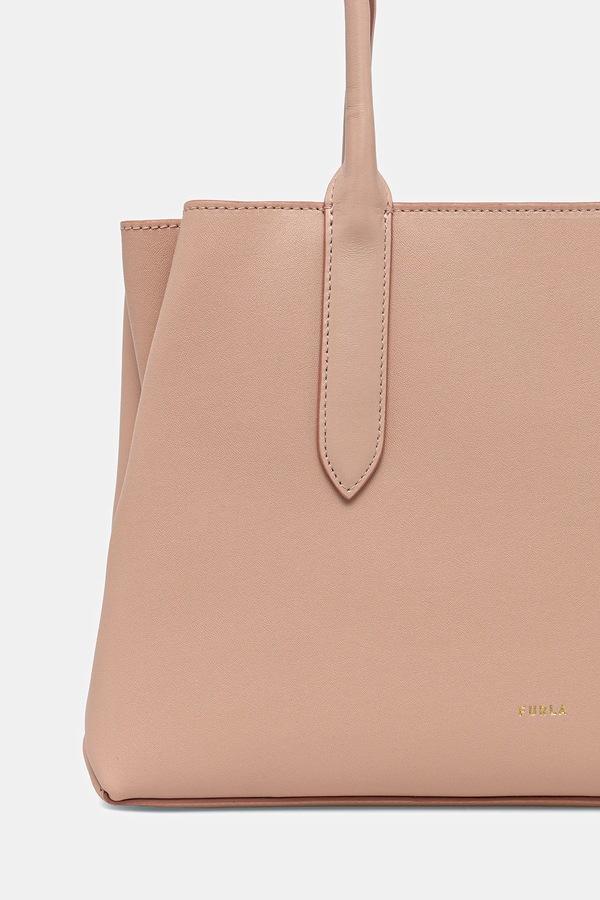 Шкіряна сумочка Furla колір помаранчевий фото 2