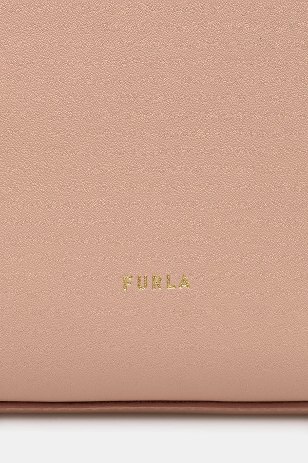 Шкіряна сумочка Furla колір помаранчевий фото 4