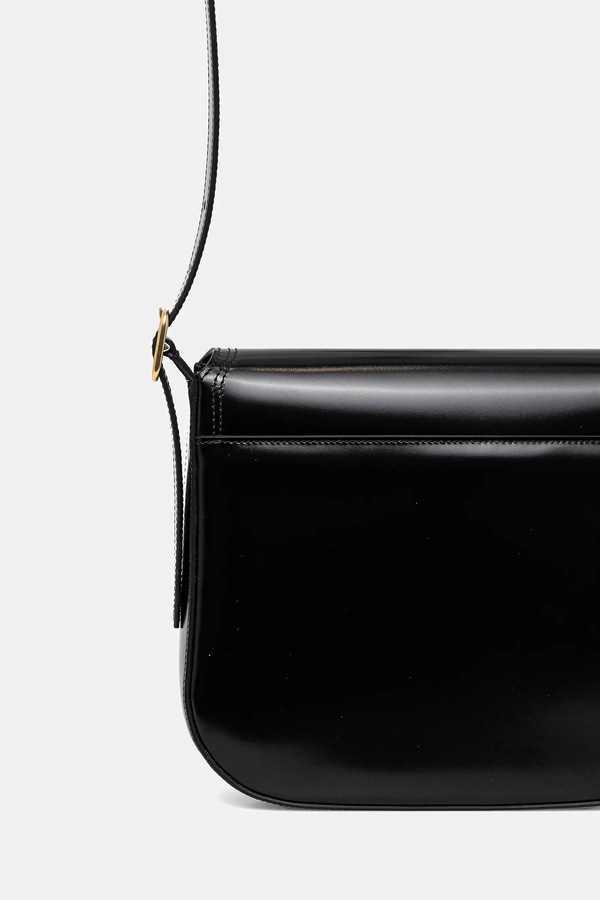 Шкіряна сумочка Bally колір чорний фото 2