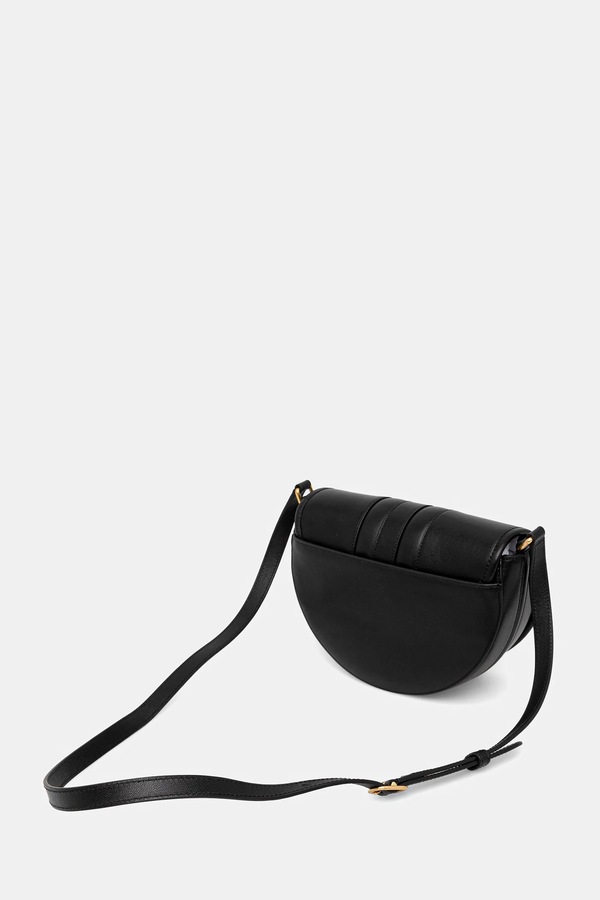 Шкіряна сумочка Bally колір чорний фото 2