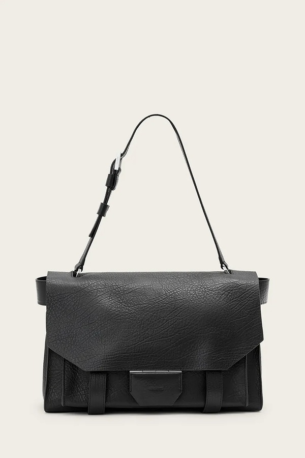 Сумочка шкіряна AllSaints URSA колір чорний