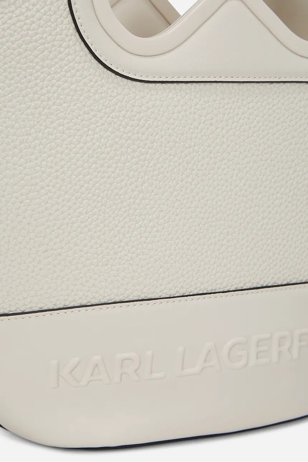 Сумочка Karl Lagerfeld колір білий фото 4