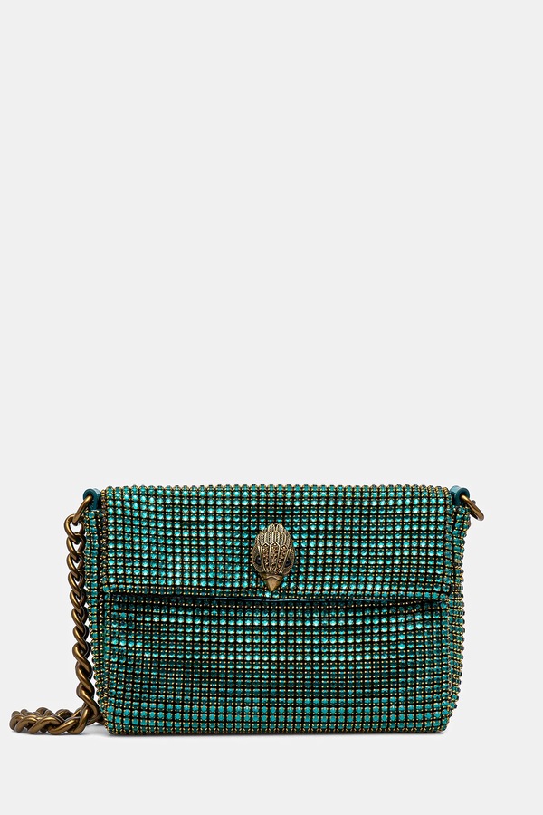 Сумочка Kurt Geiger London колір бірюзовий