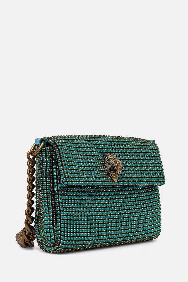 Сумочка Kurt Geiger London колір бірюзовий фото 2