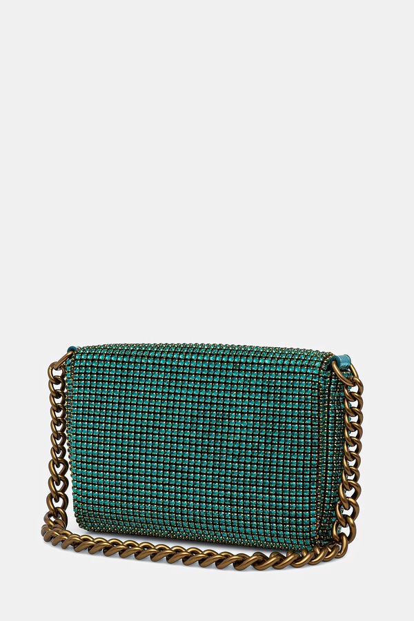 Сумочка Kurt Geiger London колір бірюзовий фото 3