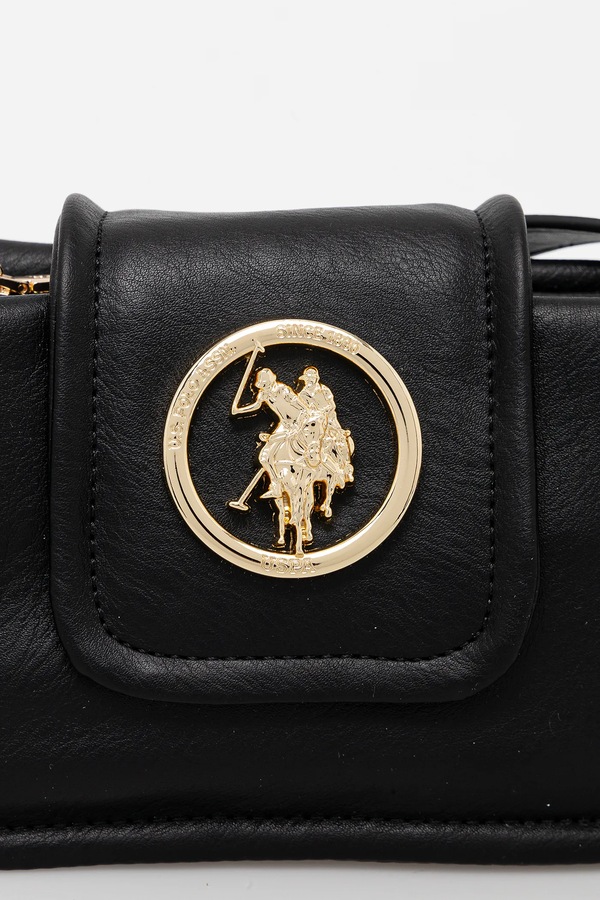 Сумочка U.S. Polo Assn. Jodhpur колір чорний фото 4