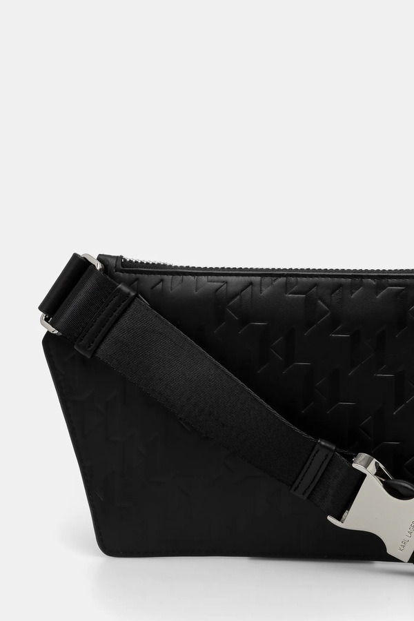 Шкіряна сумка Karl Lagerfeld K/LOOM колір чорний фото 4