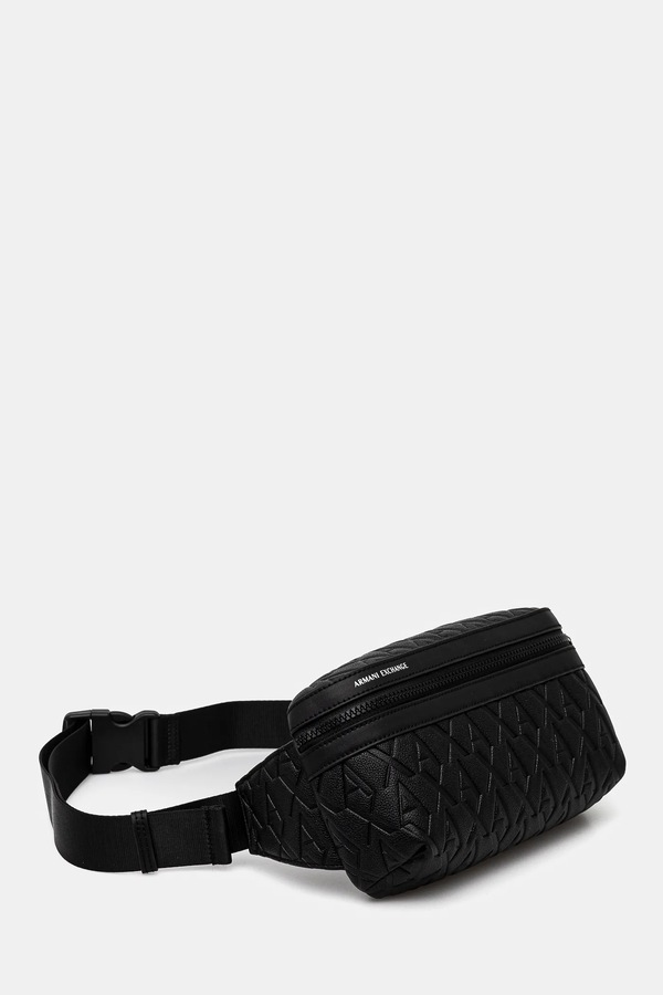 Сумка на пояс Armani Exchange колір чорний
