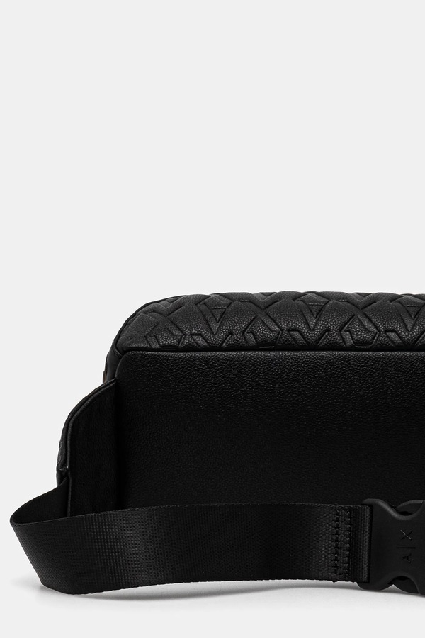 Сумка на пояс Armani Exchange колір чорний фото 4