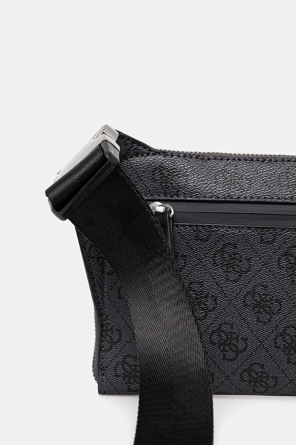 Сумка на пояс Guess MILANO колір чорний фото 2