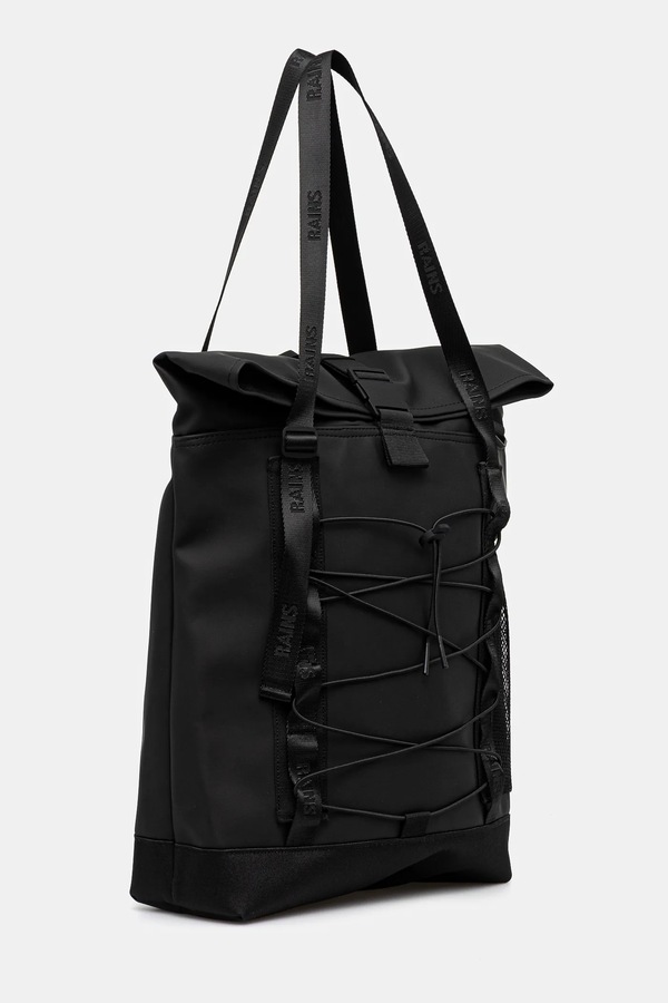 Сумка Rains Trail Rolltop Tote Bag W3 цвет черный