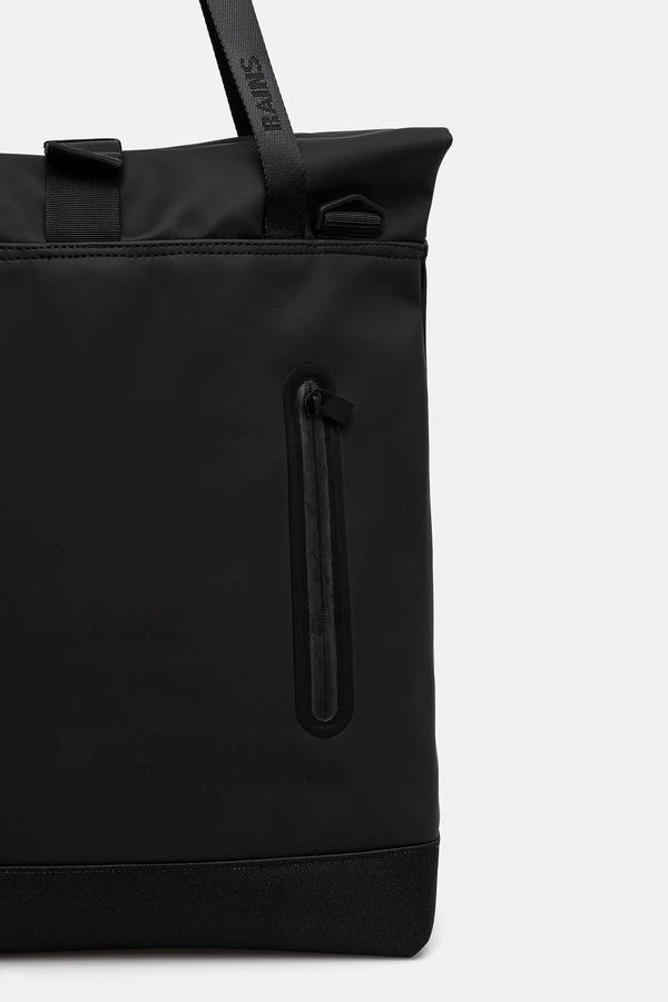 Сумка Rains Trail Rolltop Tote Bag W3 цвет черный фото 2