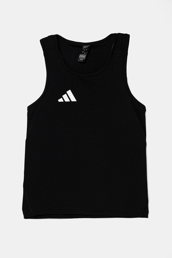 Дитячий топ adidas колір чорний