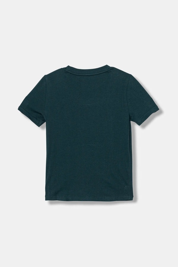 Детская хлопковая футболка Puma ESS No. 1 Logo Tee цвет черный