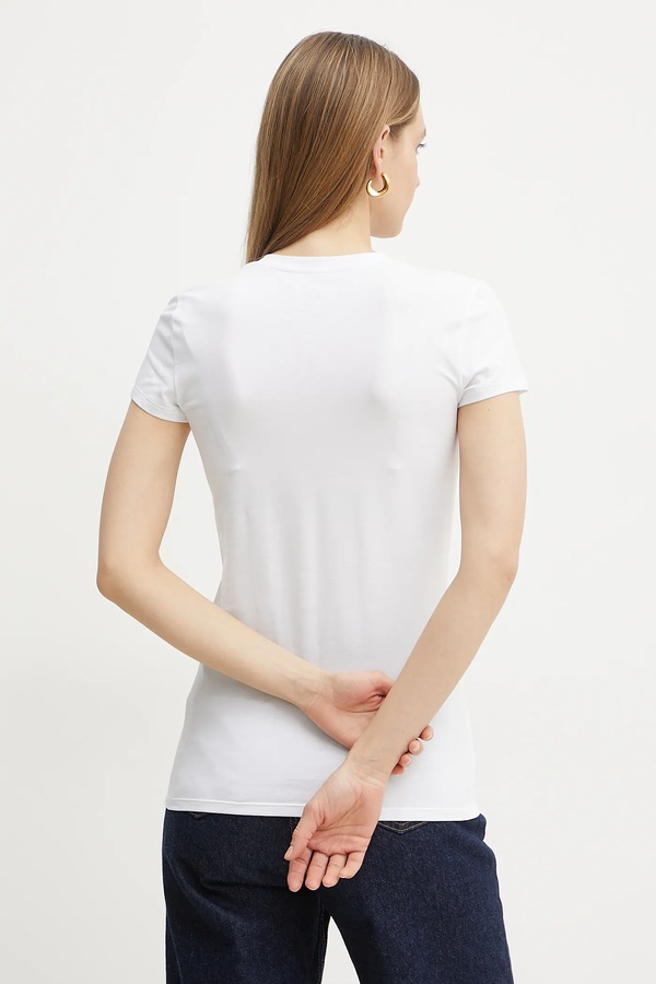 Футболка Armani Exchange колір білий фото 3