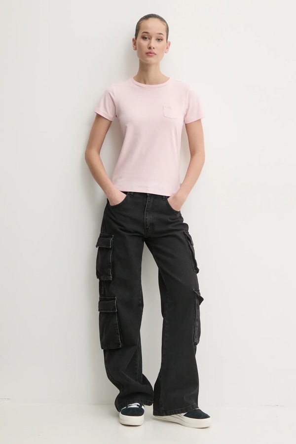 Футболка Guess Jeans цвет розовый