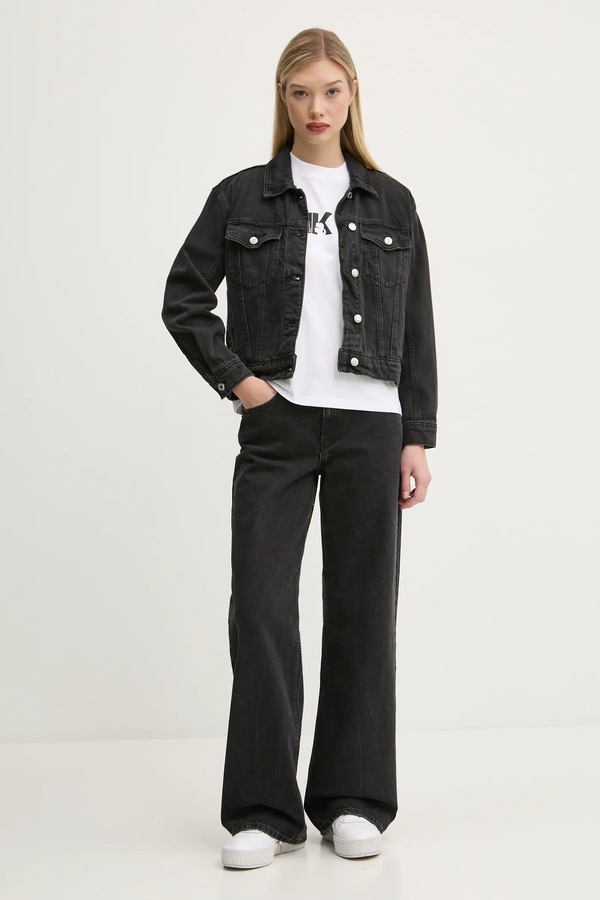 Футболка жіноча бавовняна Karl Lagerfeld Jeans колір білий