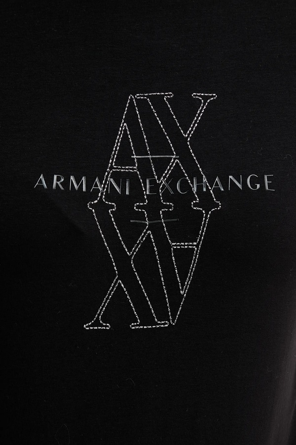 Футболка Armani Exchange колір чорний фото 4