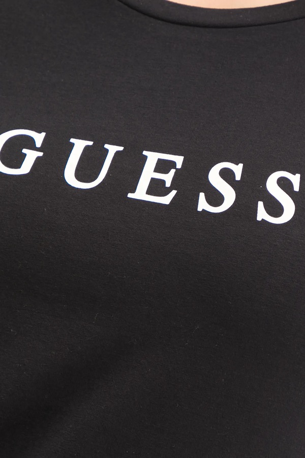 Футболка Guess NEW CARRIE колір чорний фото 4