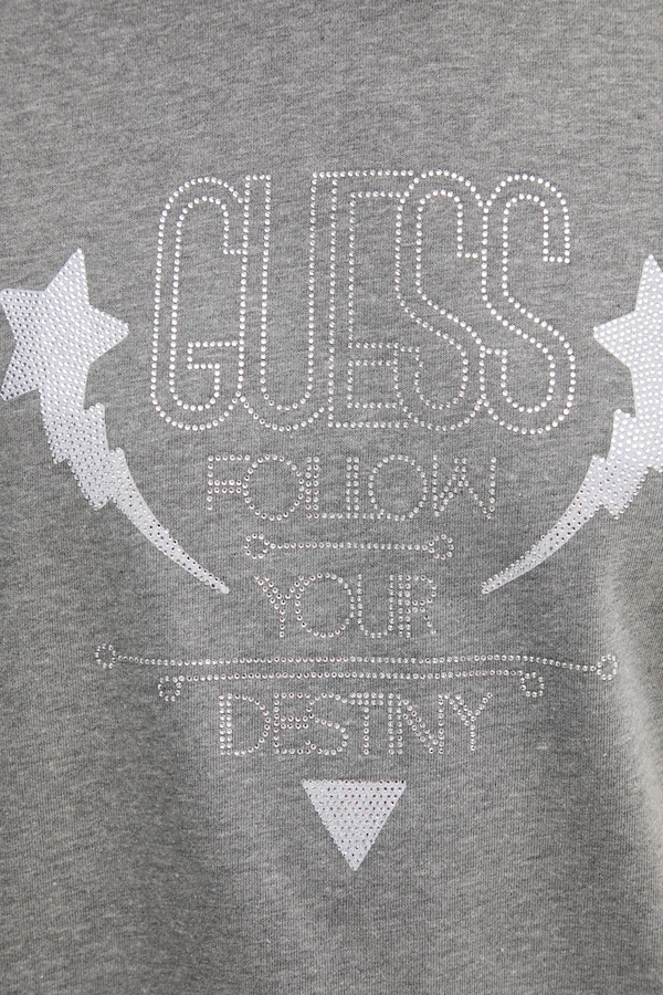 Футболка Guess колір сірий фото 4