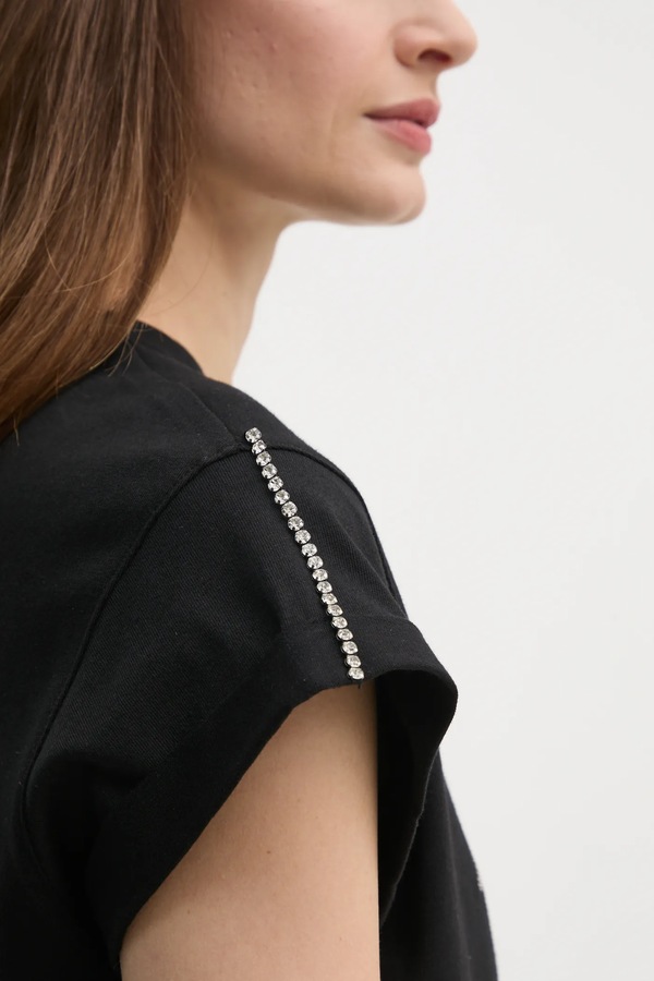 Футболка Guess колір чорний фото 4