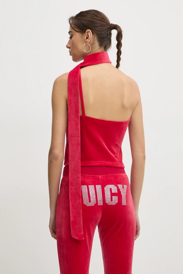 Топ Juicy Couture колір червоний фото 2