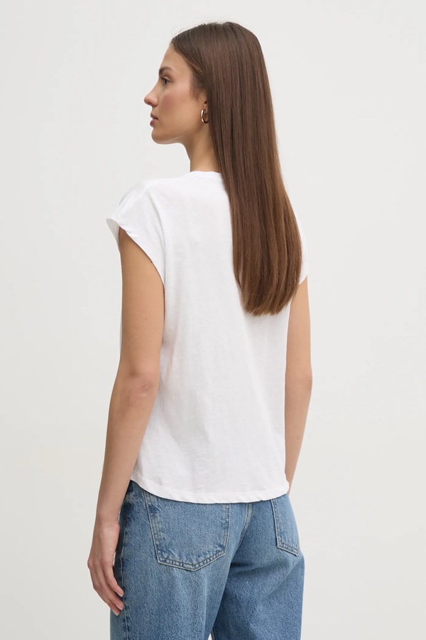 Бавовняна футболка Pepe Jeans ROSALIE колір білий фото 2