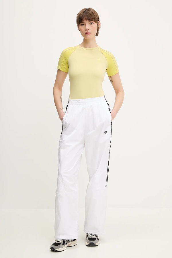 Футболка adidas Originals 3-Stripes колір жовтий фото 2