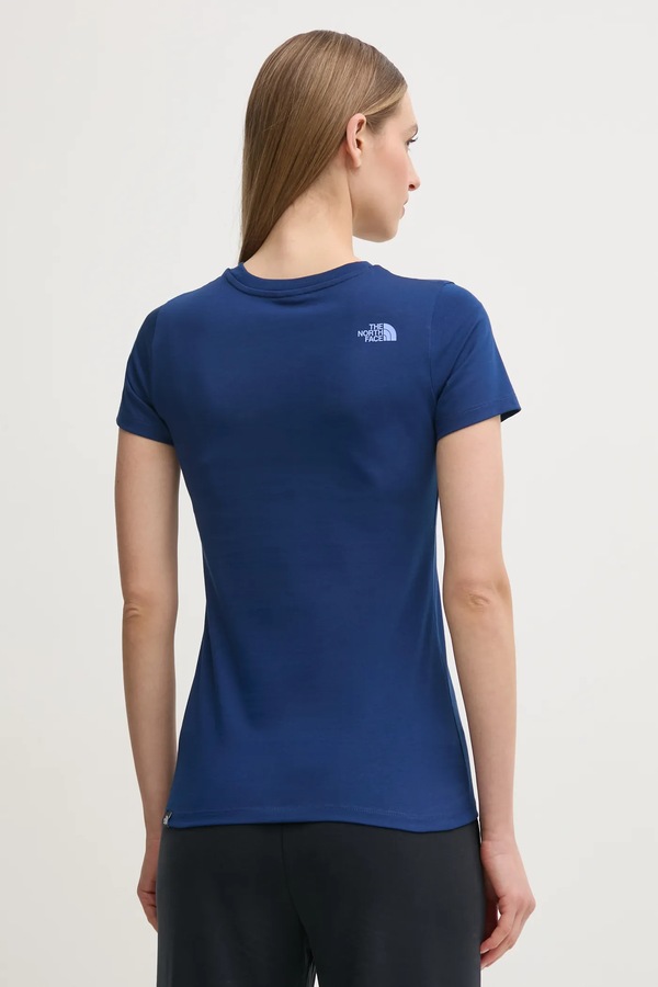 Футболка The North Face Easy колір синій фото 3