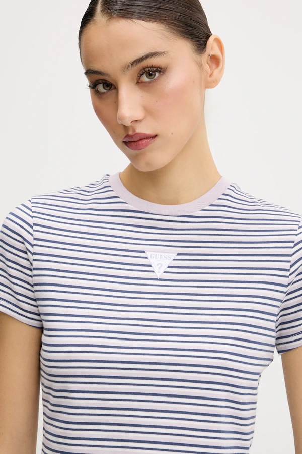 Футболка Guess Originals колір рожевий фото 4