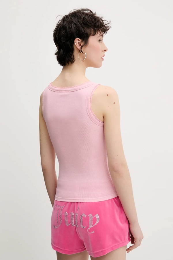Топ Juicy Couture JUICY HIBISCUS CRYSTAL цвет розовый фото 2