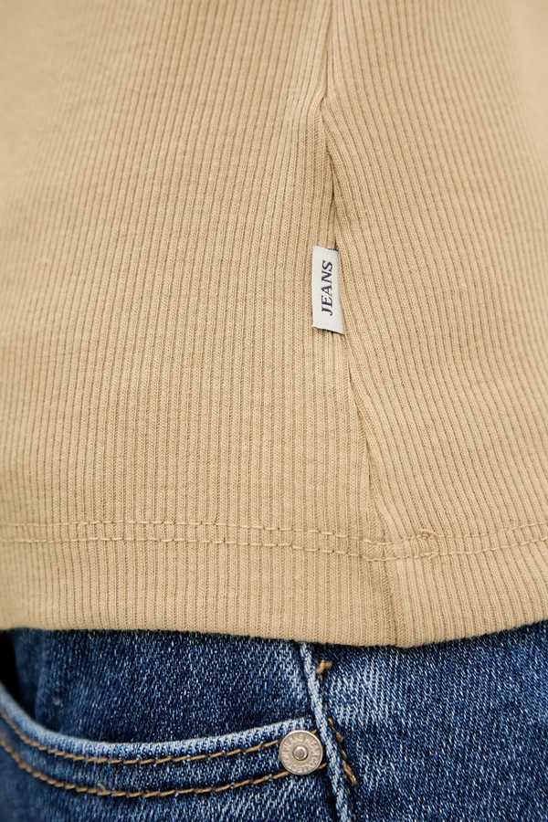 Футболка Guess Jeans колір зелений фото 4
