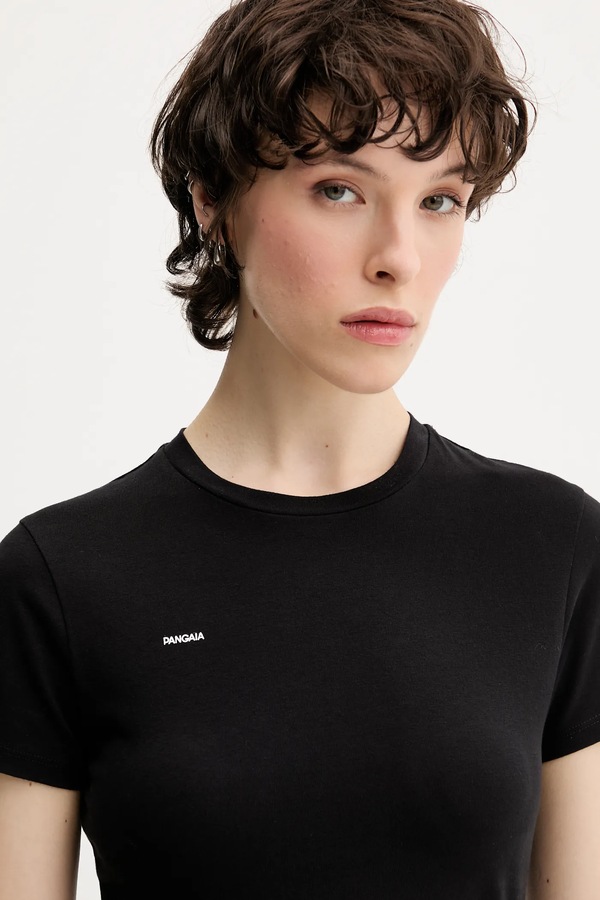 Футболка PANGAIA Cotton-Stretch T-shirt колір чорний фото 4