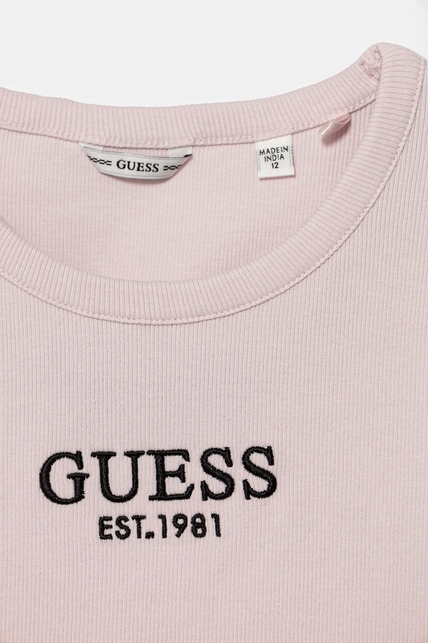 Детский топ Guess цвет розовый фото 2