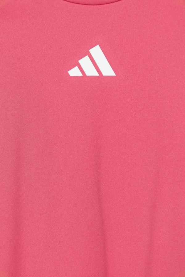 Дитяча футболка adidas колір рожевий фото 3