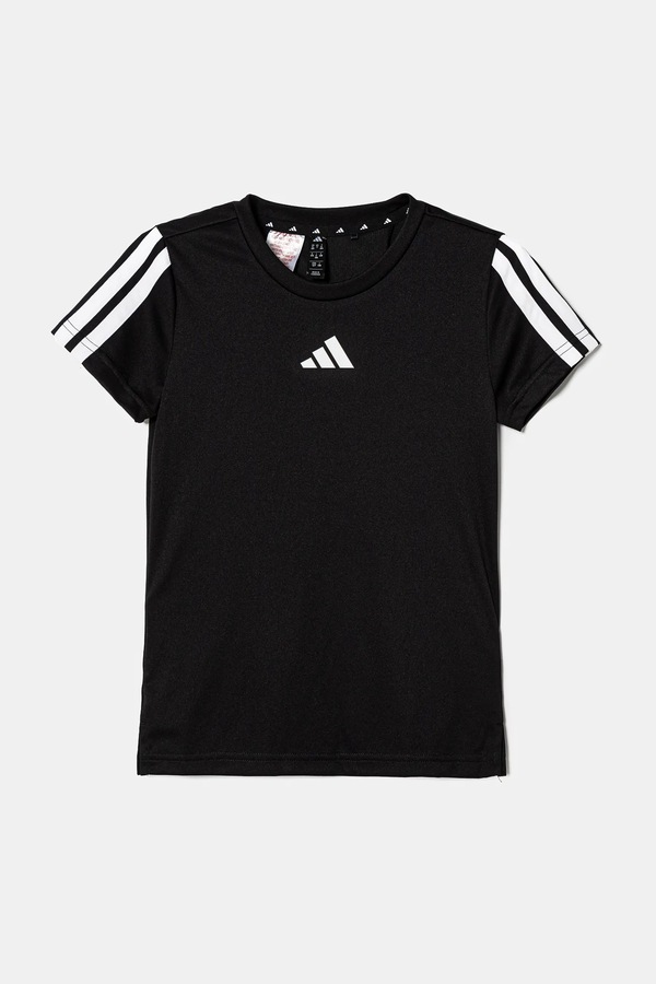 Дитяча футболка adidas колір чорний фото 2