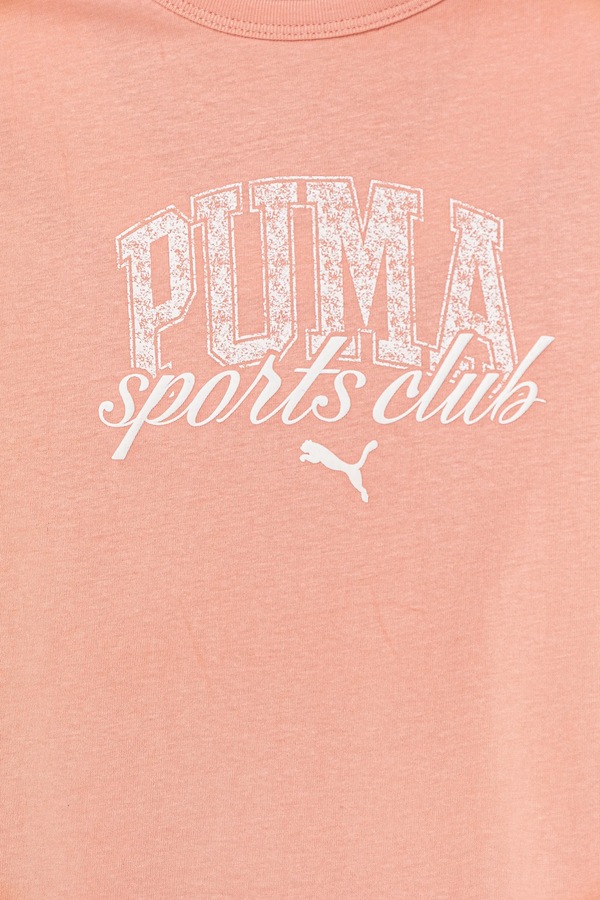 Дитяча бавовняна футболка Puma CLASS Tee II G колір помаранчевий фото 3