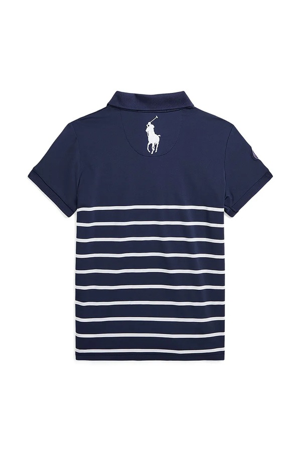 Детское поло Polo Ralph Lauren Wimbledon Collection цвет синий