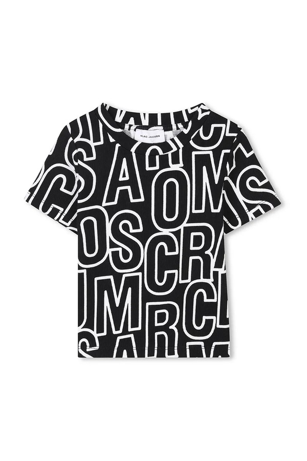 Детская футболка MARC JACOBS цвет черный