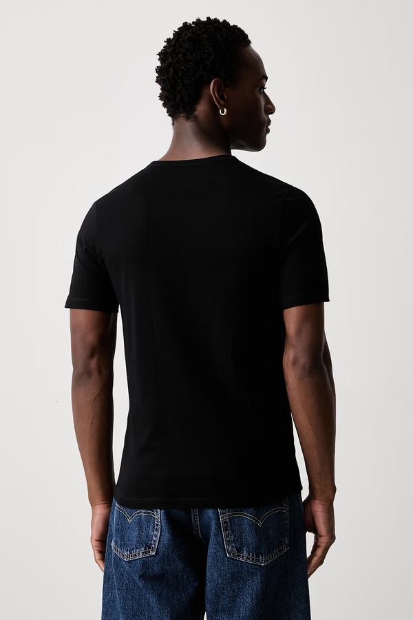 Футболка мужская хлопковая T-SHIRT RN TRIPLET P 3 шт. HUGO цвет разноцветный фото 2