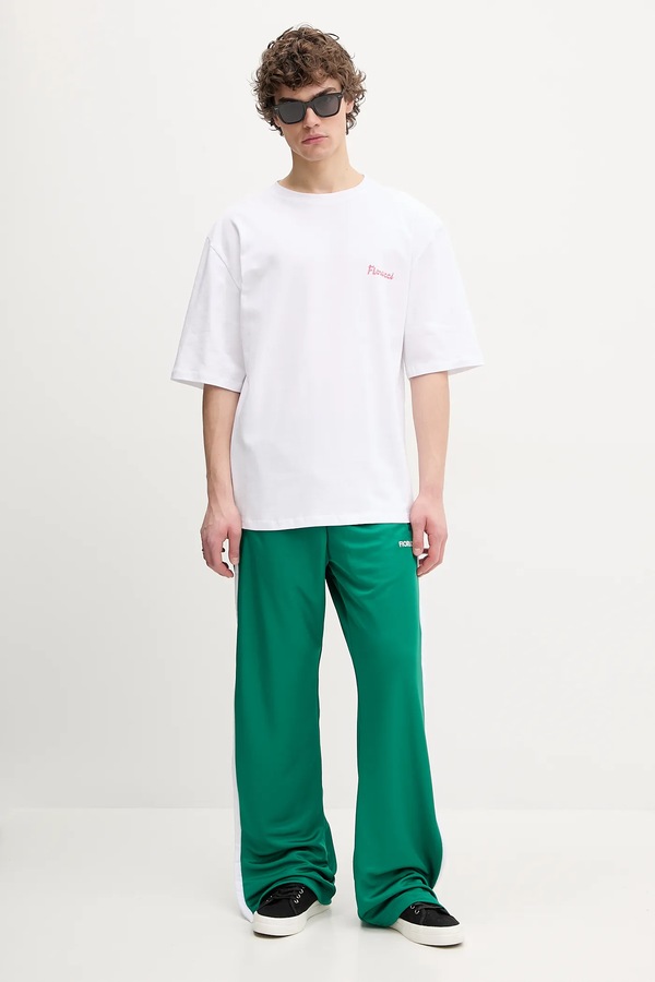 Хлопковая футболка Fiorucci Candy Logo Relaxed Fit T-Shirt цвет белый