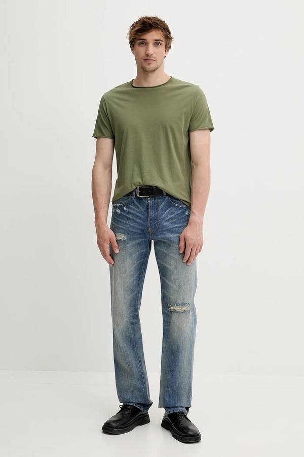 Хлопковая футболка Filippa K цвет бежевый