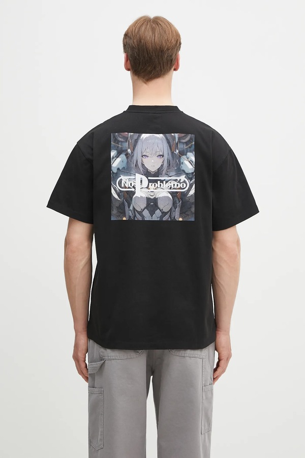 Бавовняна футболка No Problemo No Limits SS Tee колір чорний