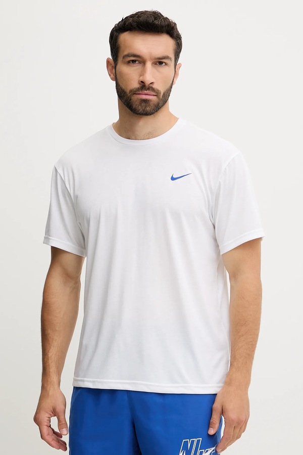 Футболка для плавання Nike колір білий фото 2