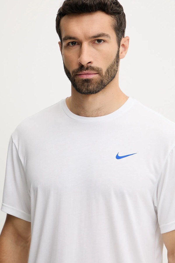 Футболка для плавання Nike колір білий фото 3