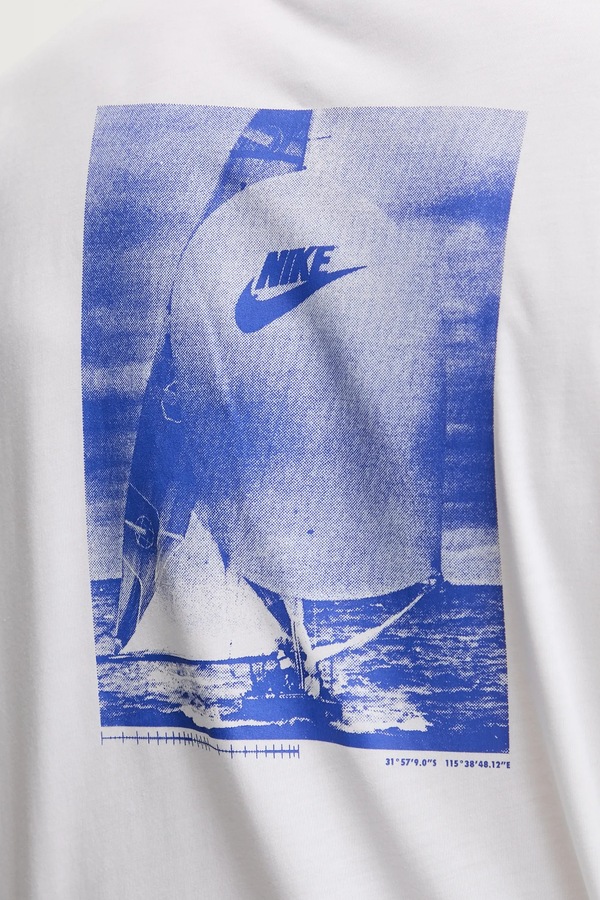 Футболка для плавання Nike колір білий фото 4