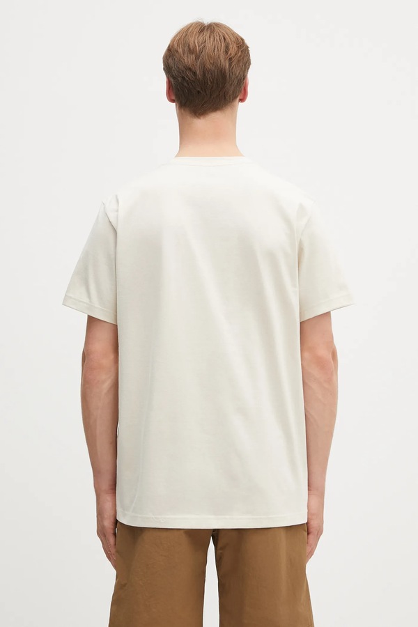 Бавовняна футболка Fjallraven Fjällräven Heavy Classic T-shirt колір бежевий фото 2