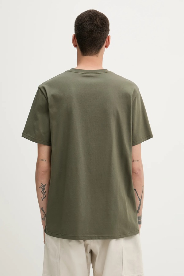 Бавовняна футболка Fjallraven Fjällräven Heavy Classic T-shirt колір зелений фото 2