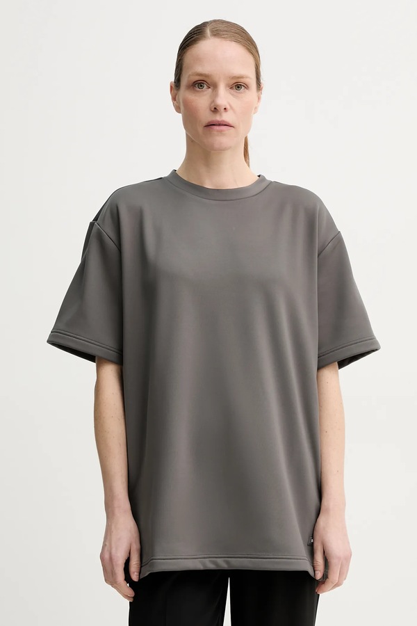 Футболка Rains Sintra Fleece Tee колір сірий фото 3