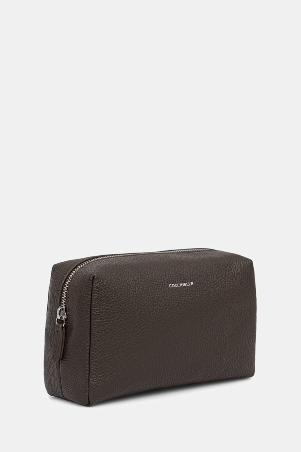 Косметичка жіноча шкіряна Coccinelle SOFT колір зелений
